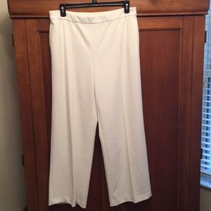Dennis Basso NWOT winter white dress slacks